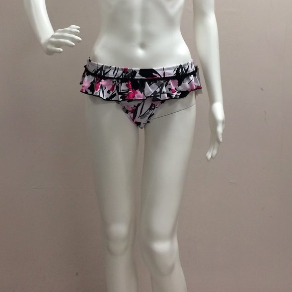 Kenneth Cole New York Rose Print Swim Bottom - Picture 2 of 7